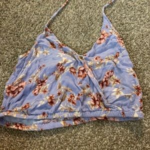 Cropped halter top